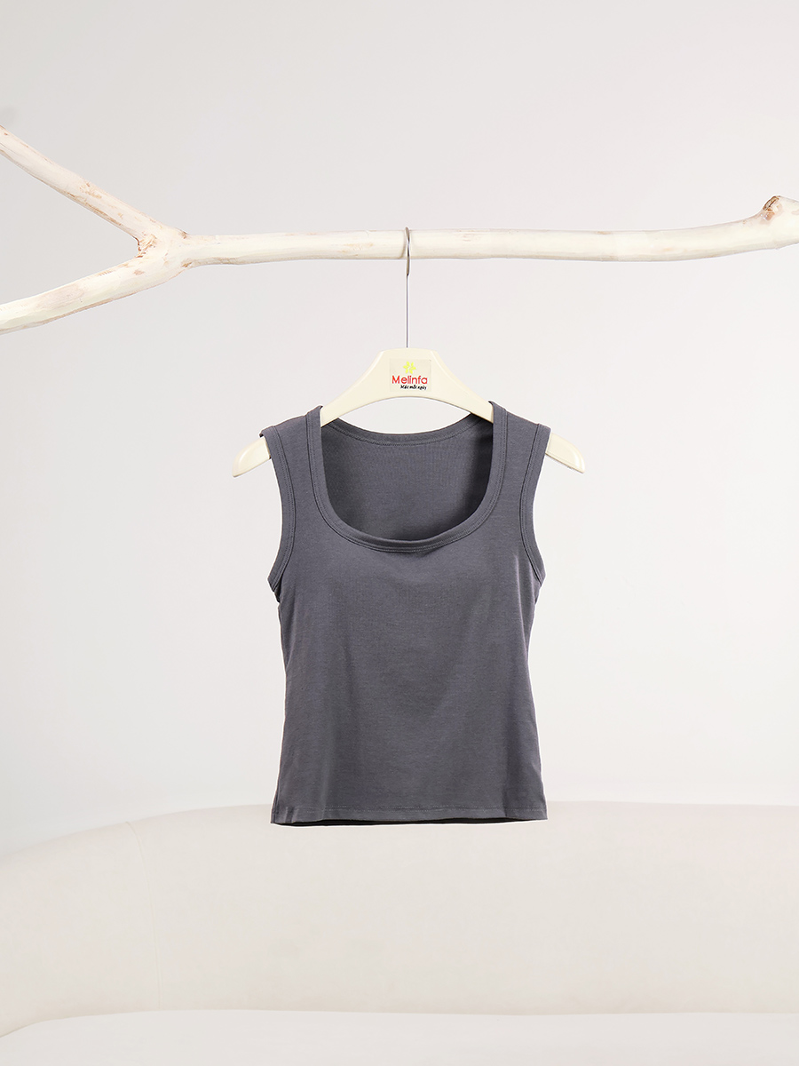 Áo Ba Lỗ Đệm Ngực Viscose Mềm Mặc Nhà, Chạy Bộ, Tập Gym VAA0517