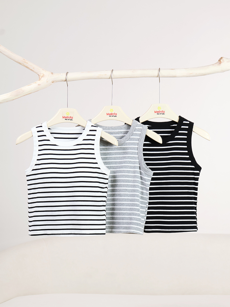 Áo Ba Lỗ Nữ Có Đệm Ngực Cotton Mềm Mại Thoáng Mát Mặc Nhà Tập Gym VAA0538