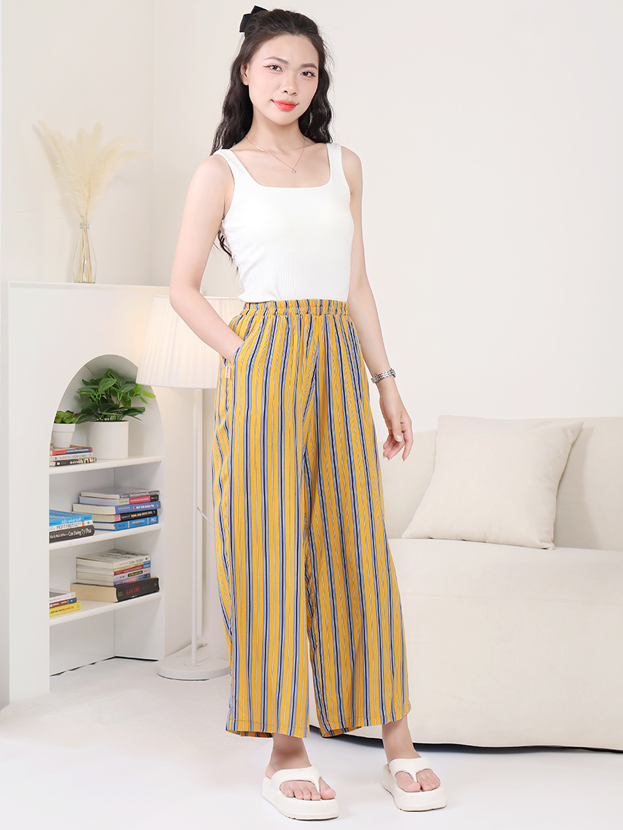 Quần Dáng Suông Viscose Mềm Mại Thoáng Mát MEQ0569